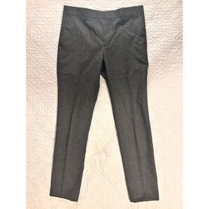 NWT The Kooples Grey Textured Dress Pants Trousers EU 48 US 32 Slim Fit